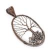 Tree Of Life White Coral 999 Copper Wire Wrapped Pendant, Handmade Gemstone Pendant Jewelry, Gifts For Wife Brand New Pendant