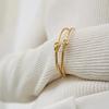 [925SILVER]CONNECT setTING bracelet(14K GOLD color)