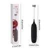 Mini Electric Milk Foamer Blender Wireless Coffee Whisk Mixer Handheld Egg Beater Battery Powered Cappuccino Drink Mixer