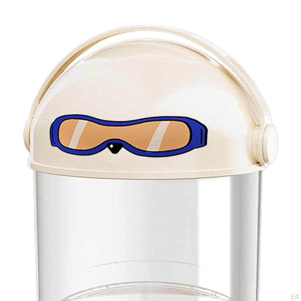 Stuffed Animal Storage Tube Doll Organizer Home Decor Transparent Space Saving Display Bucket for