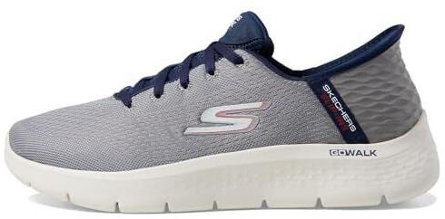 Skechers GO WALK Flex - New World (216505) серый/темно-синий