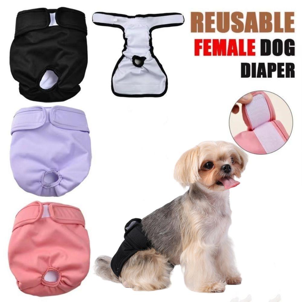 Adjustable Female Dog Diapers Reusable Period Panties Physiological Pant  For Small Big Dogs
