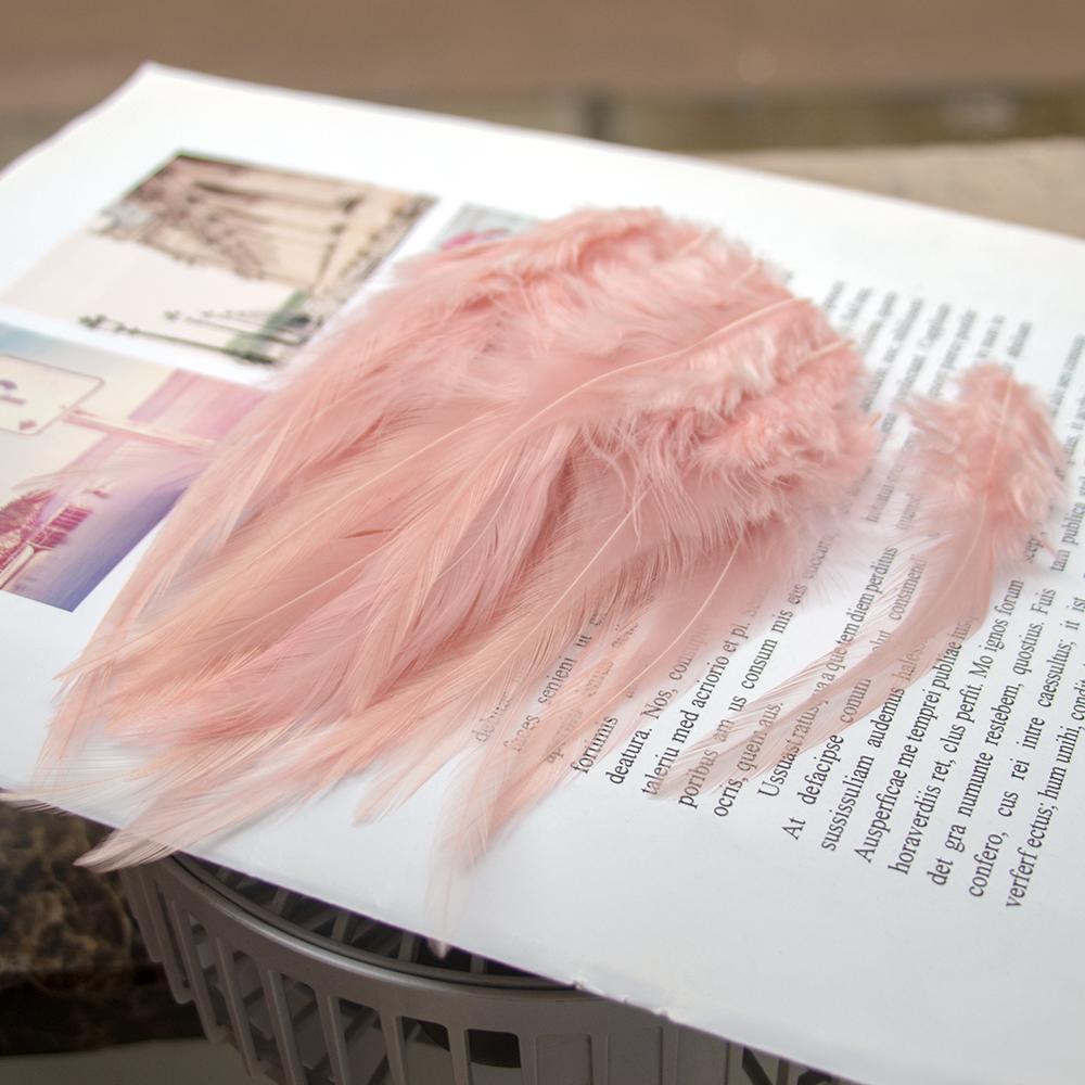 50Pcs High Quality Pheasant Rooster Feather 4-6"/ 10-15Cm Natural Dyed Chicken Plumes for Crafts DIY Jewelry Earring Accessories