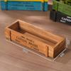 Retro Garden Plant Pot Vintage Wooden Storage Box For Sundries Stationery Pen Box Succulents Flower Pots Balcony Home Decoration