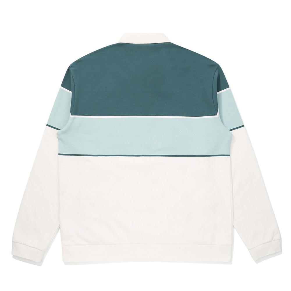 MALBON GOLF Malbon Bold Stripe Polo Shirt Dark Mint (Man)