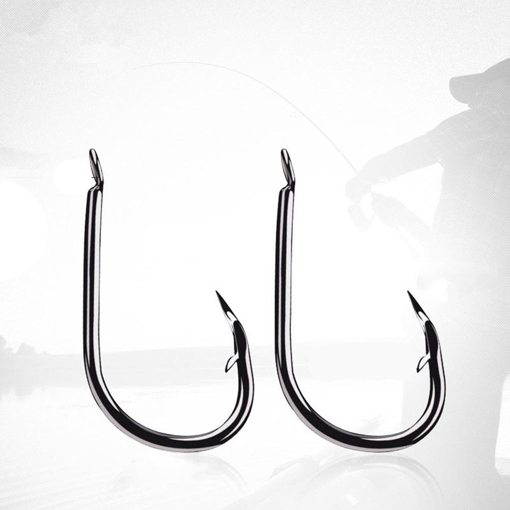 11 Pcs/set Fishing  Hook High Carbon Steel Barbed Fish Hook Crucian Carp Flat-pointed Fishing Hook Accessories 1#-10#