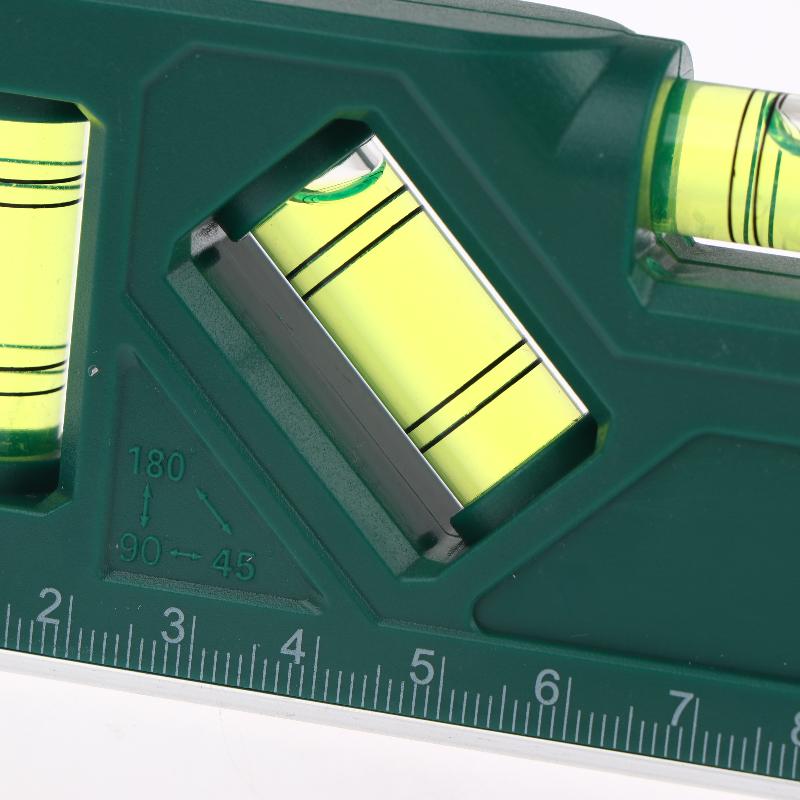 1Pcs Home Portable Magnetic Level Gauge Mini Level Gauge High-Precision Horizontal Vertical Measure Metric Ruler Protractor