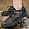 Summer Men's Oversized Breathable Lightweight Mesh Shoes Outdoor Sports and Leisure Shoes Hiking Shoes 38-46