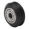 13Pcs 3D Printer Wheel POM V Shape Wear Resistance 3D Printer Wheel Bearing 625ZZ Black