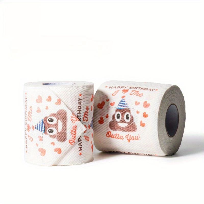 

2 шт. С Днем рождения прикол туалетная бумага прикольные подарки для женщин подарки на 60-летие для мужчин 3-слойные смешные рулоны туалетной бумаги прикольная туалетная бумага 2pcs белый