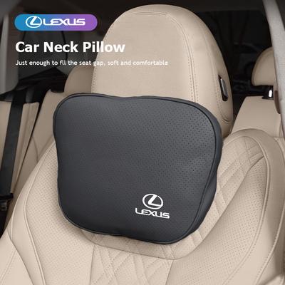 Oreiller de Nuque de Voiture Haute Qualité Respirant Logo Auto Siège Appui-tête Pour F SPORT ES RX NX LS UX LM LX GX LC RZ IS CT GS RC HS S