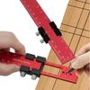Metal Slide Stop Woodworking Marking Ruler Precision Pocket Rule, 160mm Measuring Working Scribing Measure Tools Metric Inch