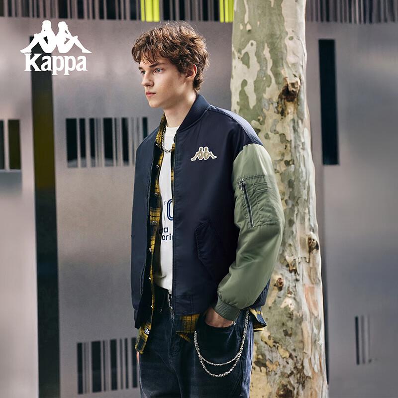 Kappa Men's Retro Baseball Cotton Padded Jacket