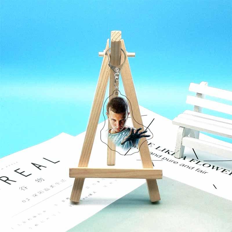 For Stranger Things Mike D'artagnan Eleven Robin Hopper Joyce Acrylic Keychain Custom Cartoons Cute Backpack Accessories Gift