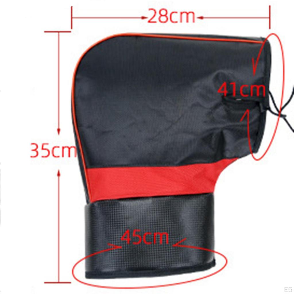 Cold Weather Motorcycle Handlebar Muffs, Windproof Mitts for Riding