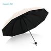 Paradise Umbrella Women's Dual-Use Sun and Rain Umbrella, Foldable Sun Protection Uv Protection Parasol, Black Coating, Student Men's Umbrella