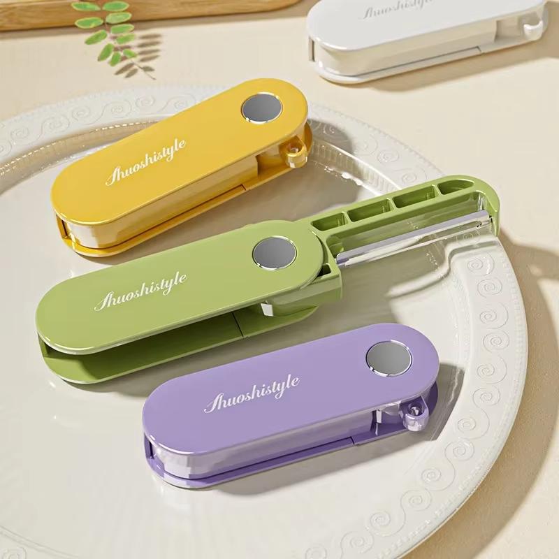 Foldable Peeler Compact Portable Stainless Steel Blade For Kitchen Camping Travel Picnic High Aesthetic Design Easy Storage