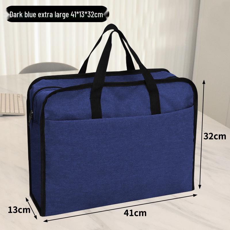 Толстый водонепроницаемый катионный оксфордский деловой портфель для мужчин и женщин, держатель для документов формата А4