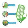 Multi-functional Storage and Organisation Cleaning Utensils No-punch Adjustable Mobile Reusable Refrigerator Dividers