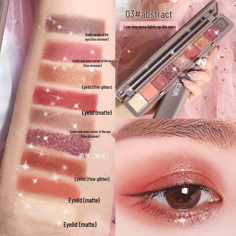 

Палетка теней для век Lameila Fingertip Keyboard - Перламутровые и матовые, Водостойкие, Не размазываются, Подходят для начинающих.