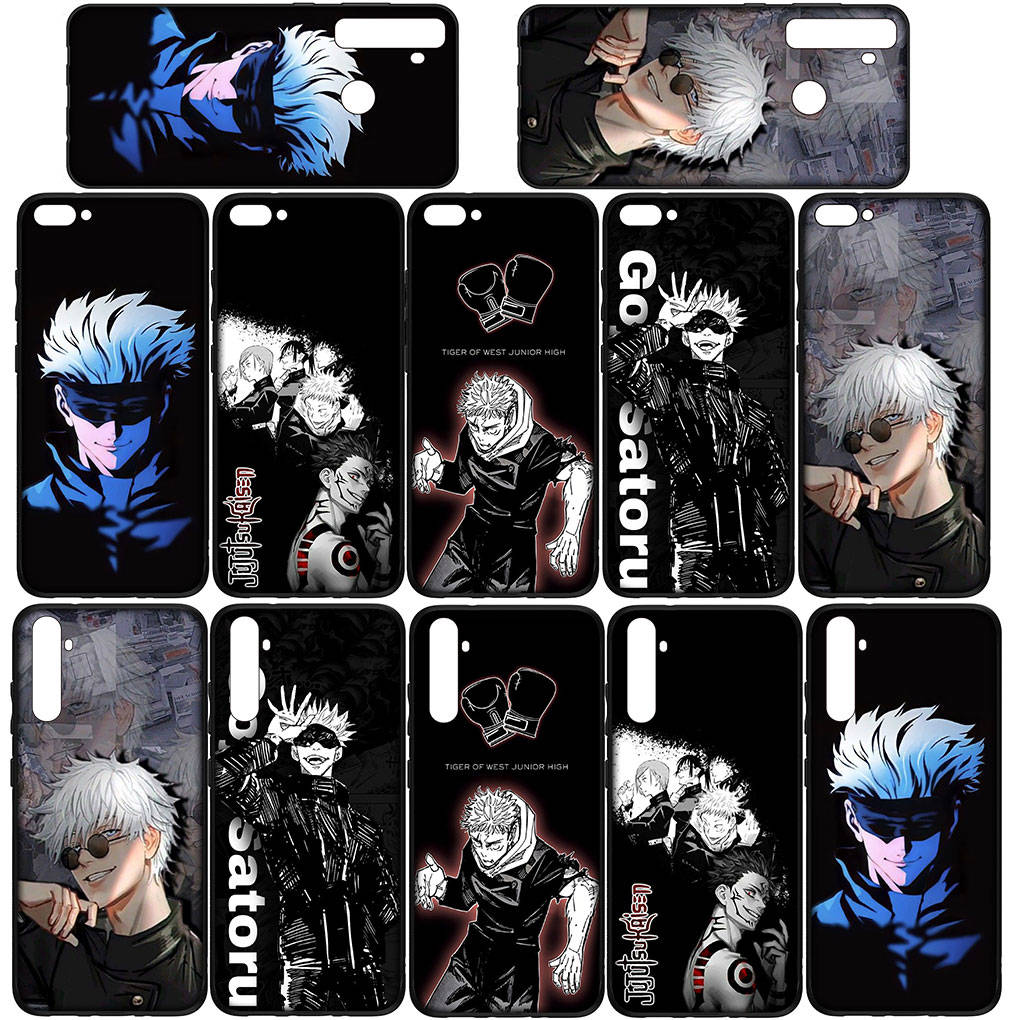Handyhülle für Samsung Galaxy S25 S24 S23 iPhone 16 15 Xiaomi Redmi Note 14 13 12 16E X 11 Pro Max Moto Huawei Comics Gojo Satoru Jujutsu Kaisen Cover