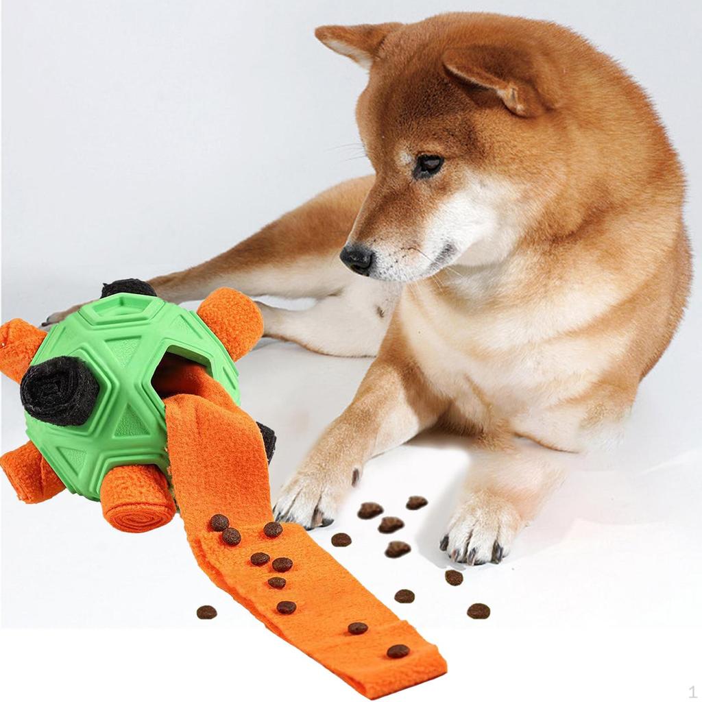 Dog Sniff Toys Slow Feeder Toy Interactive Game with Velvet And Rubber Frame Encourages Foraging
