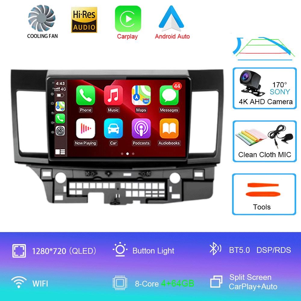 Android 14 Car Radio  For Mitsubishi Lancer 10 CY 2007 - 2012 Multimedia Video Player Navigation stereo GPS No 2din 2 din dvd