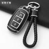 Fashion Tpu Car Key Case Cover For Hyundai Elantra Grandeur Accent Solaris Sonata Palisade Kona Creta I20 I30 Ix35 Ix25 Keychain