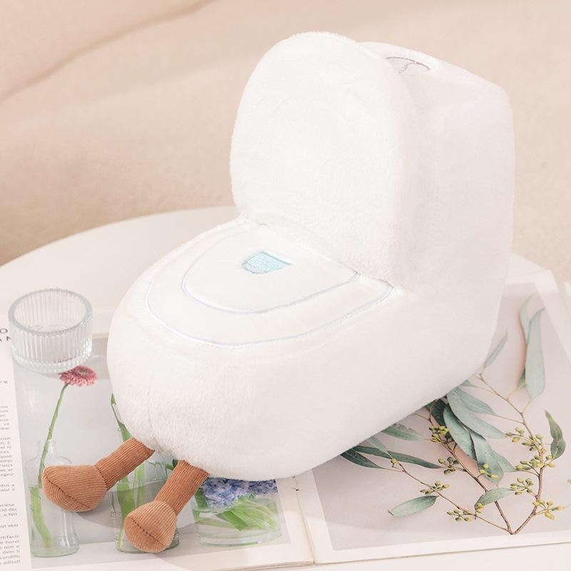 New Toilet Trick Doll Funny Plush Toy Doll Toilet Toilet Paper Ornaments