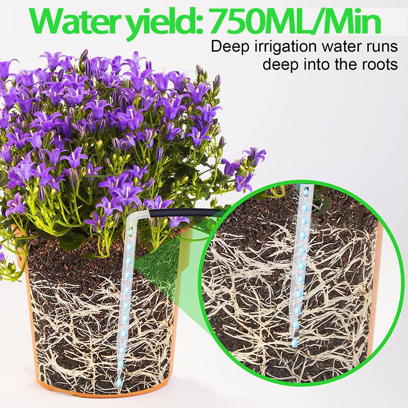 Intelligent Solar Sprinkler Timer for Potted Plants - Automatic Drip Irrigation System