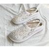 Summer Two Way Open Toe Lace Breathable Soft Flat Shoes Casual Versatile Hollow Design Comfort Sandals