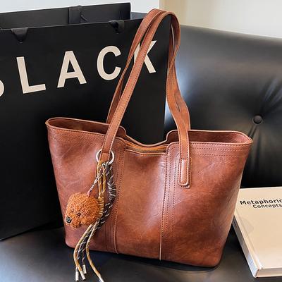Versatile Bag Women's Large-capacity New Casual Shoulder Shopping Bag Fashionable Commuter Tote Bag