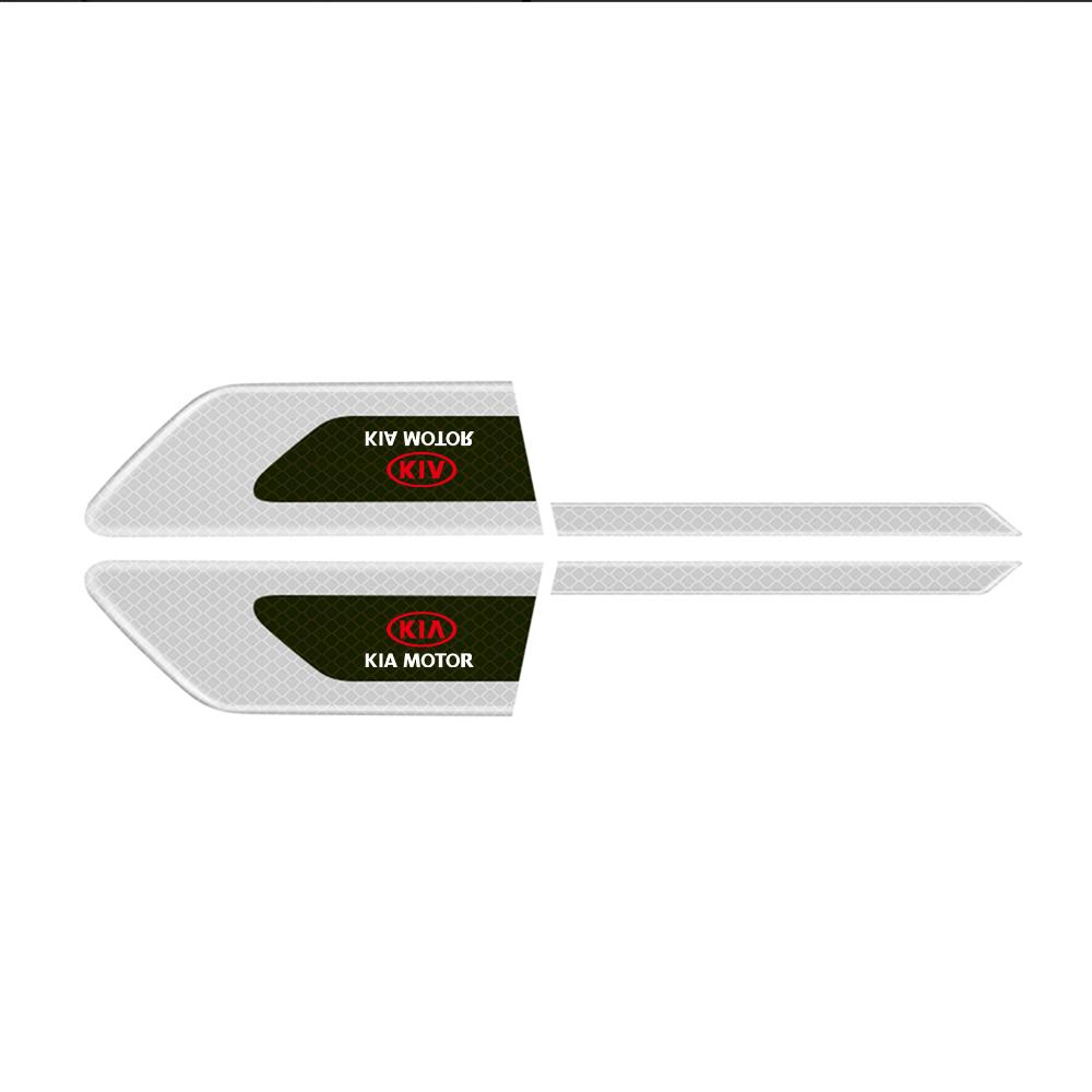 cqlsev1 Car Fender Safety Warning Sticker Anti-collision Decal For KIA Sportage Picanto Rio Ceed Cerato Soul Sorento KN Auto Accessories