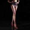 Men'S Oily Shiny Pantyhose Heart Print Seamless Sheer Tights 8D High Elastic Glossy Stockings Sissy Crossdresser Lingerie Socks