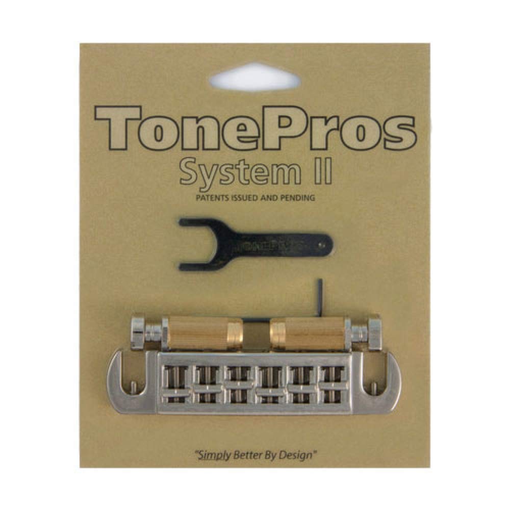 

TonePros Wraparound Bridge Никелевый гитарный бридж AVT2G-N
