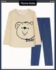 Women's Long Sleeve Cotton Pajama Set - Spring & Autumn Casual Wear