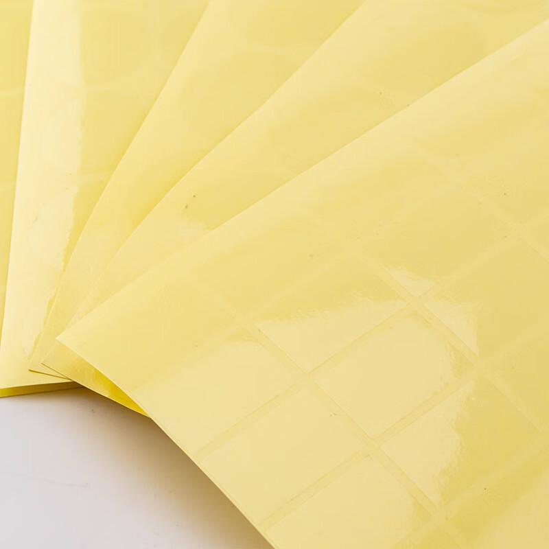 Transparente rechteckige Siegelaufkleber