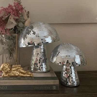 Pilz Disco Ball Spiegel Reflektierende Pilz Ornament Springenden Di Ornament Bar Dekoration