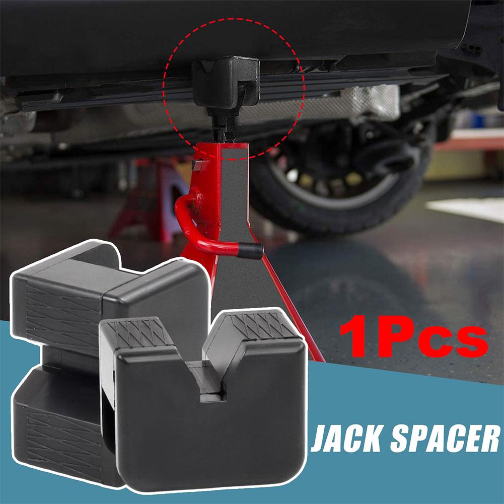 1/2pc Car Jack Rubber Pad Car Slotted Lift Jack Stand Rubber Pads Universal Repair Tools Frame Protector Adapter Jacking Tools