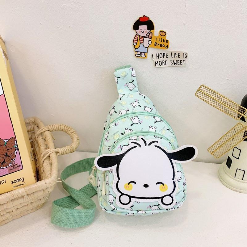 Disney Kt Kids Nylon Chest Bag With Cartoon Print For Toddlers And Boys Girls