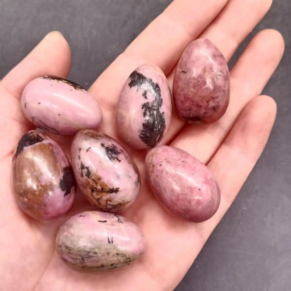 Färgstarka Fågeläggstenar: Kattöga, Agat, Jade, Röd Jaspis, Obsidian, Opal