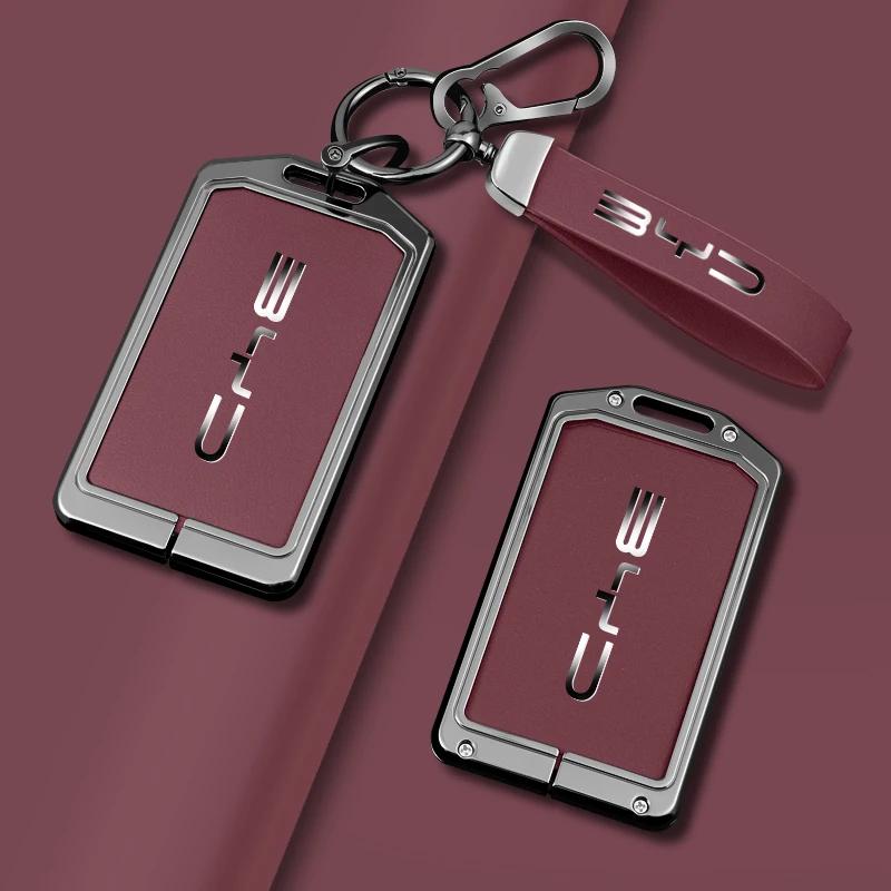 Auto NFC-Karte Smart Key Hülle Etui Halter Anhänger Für BYD Atto3 Yuan Tang EV Han Qin Song Plus DMi Dolphin S7 S6 L3 M6 F3 F0 Schlüsselanhänger