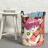 Laundry Collector Ranma 1/2 Saotome Pig Girls Foldable Laundry Basket Home Organizer Baby Washing Basket Home Organizer