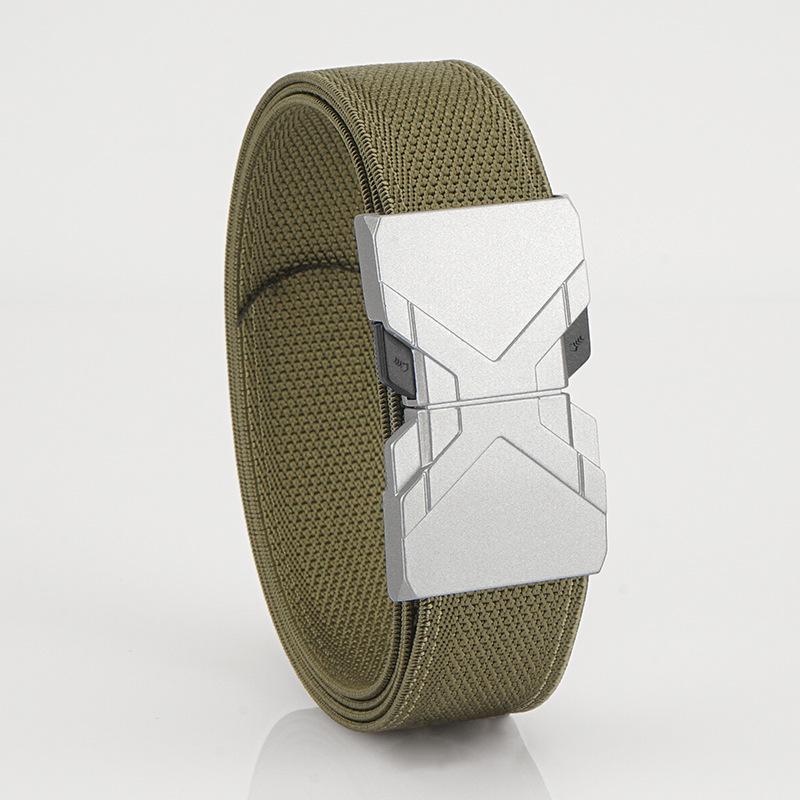 

Эластичный тактический кожаный ремень 2025 для мужчин и женщин: Одежда для улицы, спорта, милитари и повседневная 120cm