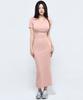 Pijikeolgameoncheu P5087 Short Sleeve Slim Cutout Dress [4 Colors]
