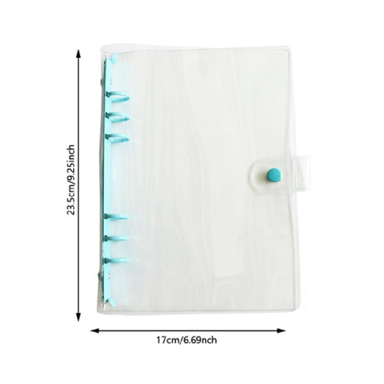 Friendly PVC Rings Binder Cover Clear Design for Custom Notebooks Features Easy Operation Water Resistant and Compacts