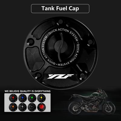 YZF Motorrad Kraftstoff Tank Abdeckung Kappe Schutz CNC Aluminium Zubehör für Yamaha YZF R3 15-19 R25 14-19 R7 R125 R1 R1M