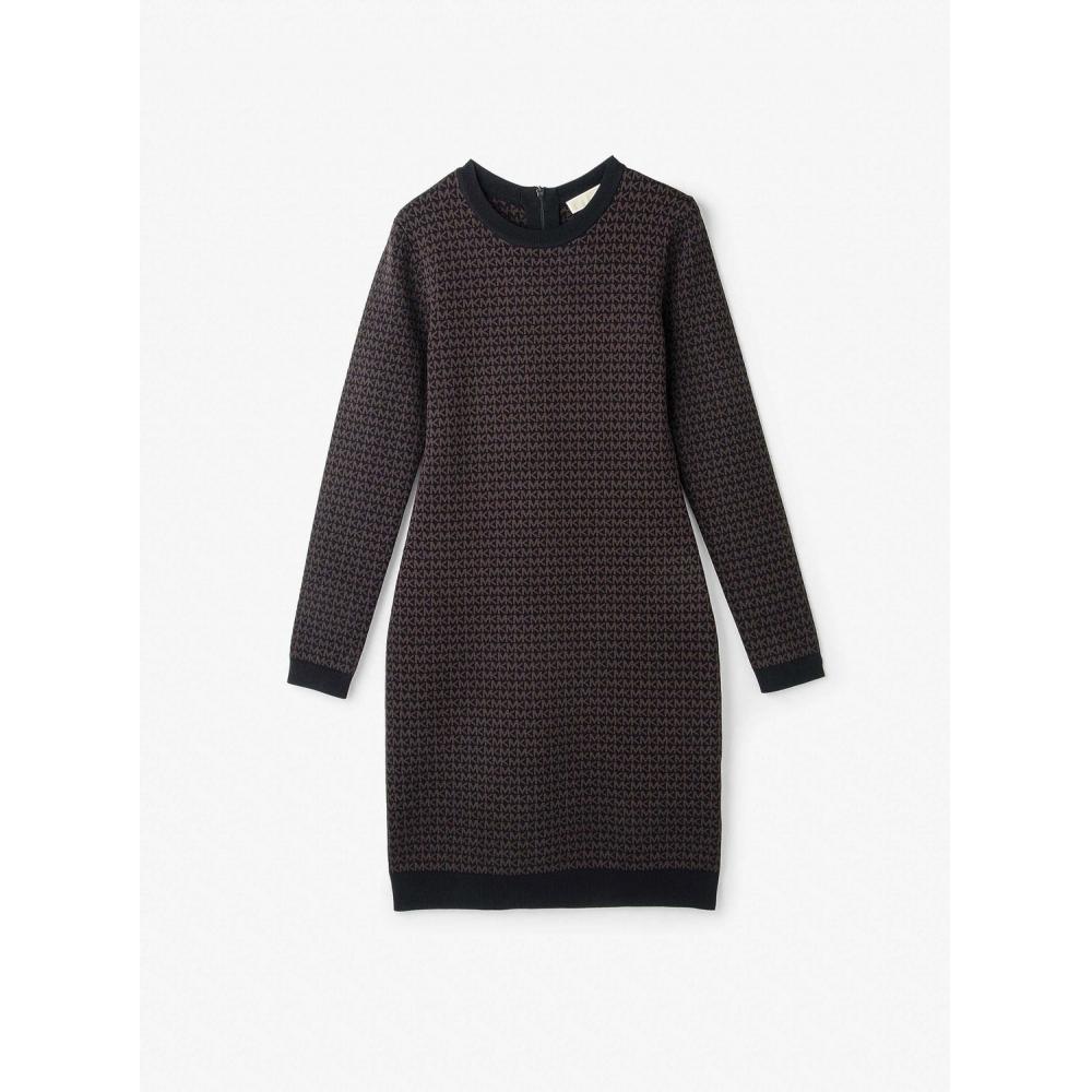 

MICHAEL KORS [Специальная цена] MINI MK Платье с длинными рукавами JH180X84GH201 Шоколадный