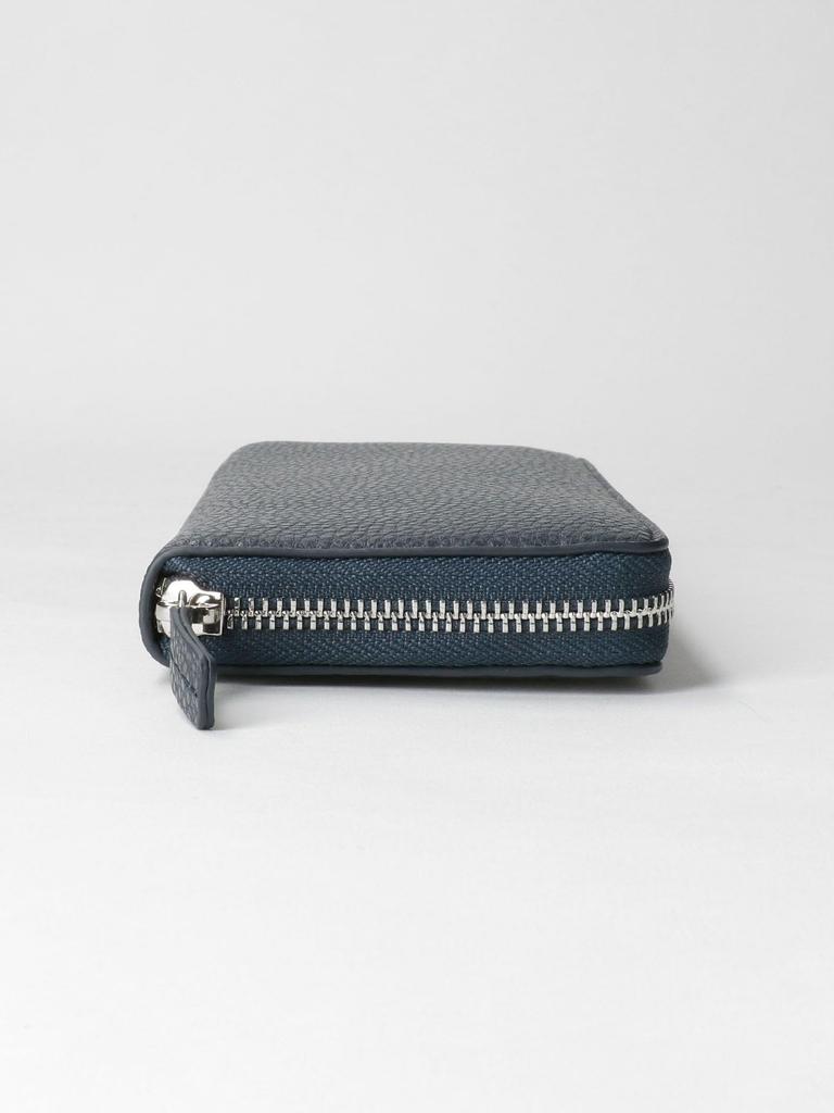 United Arrows Green Label Relaxing Grained Long 31466990325 0900 FREE Leather-Like Two-Color Wallet, BLACK(09)