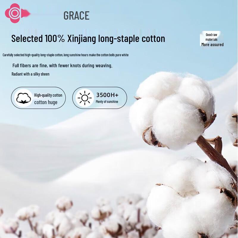 Grace 100% Cotton Antibacterial All-Season Quilt
